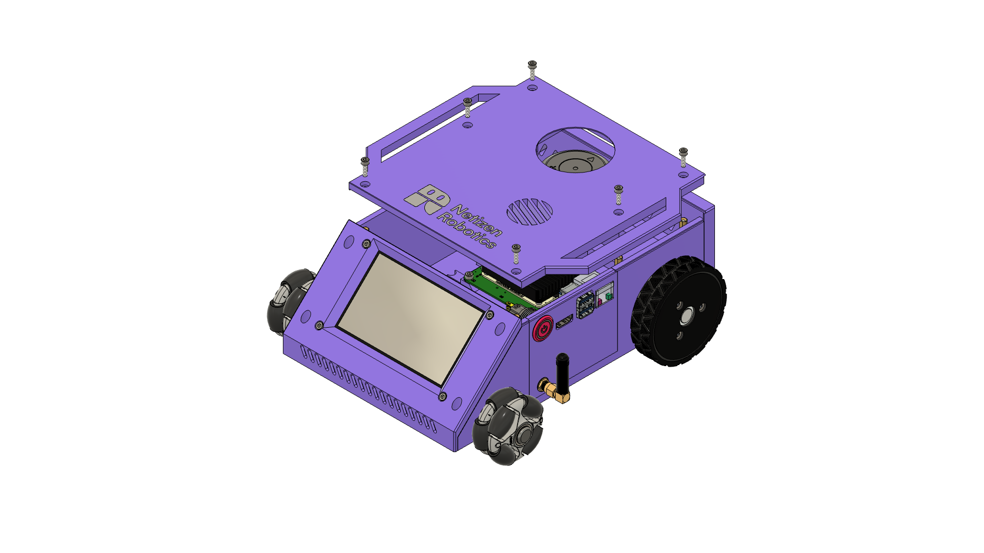 Auron assembly: Align the Core top cover with the body.