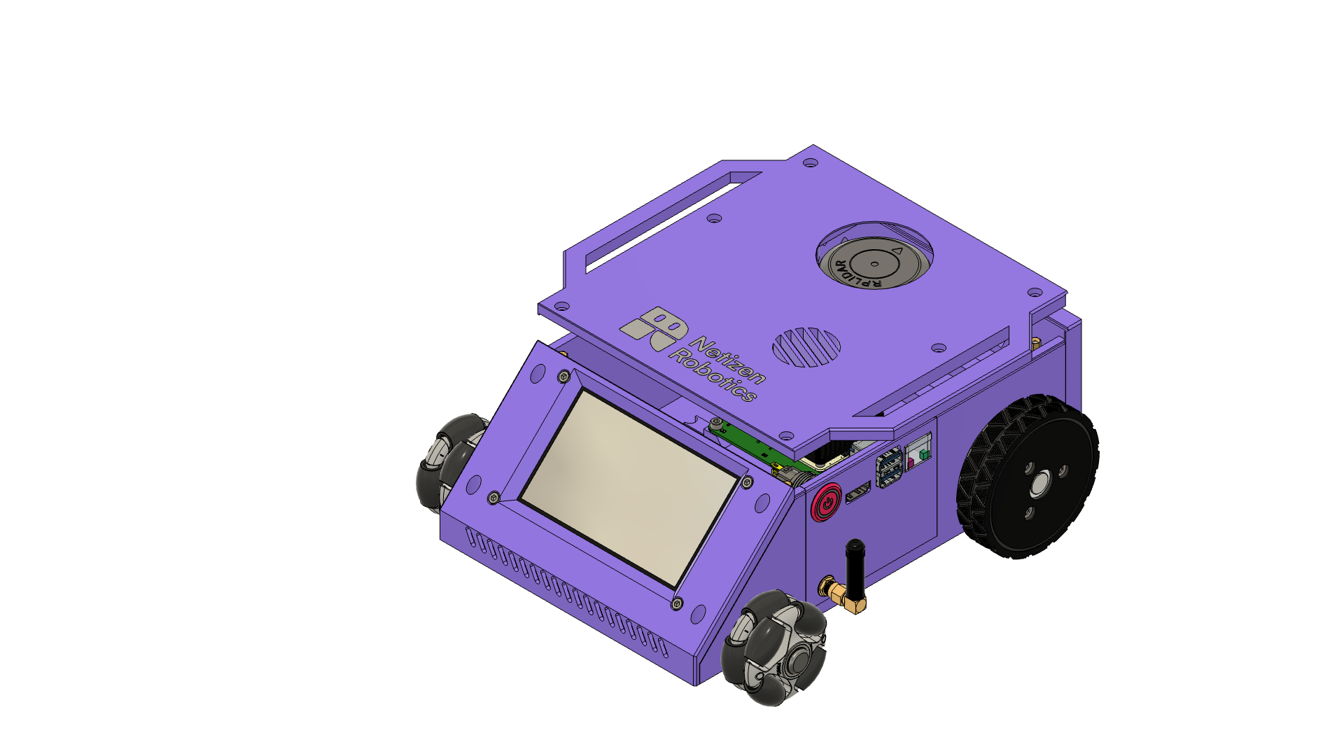 Auron assembly: Align the Vision top cover with the body.